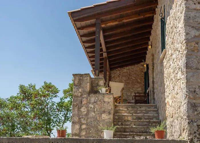 Tatil Evi Pano Rouga - Pontzos Traditional Stonehouse Alexandros