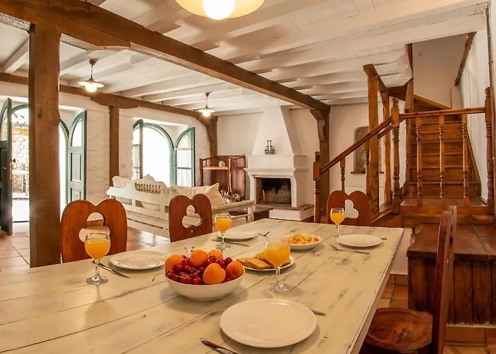 Pano Rouga - Pontzos Traditional Stonehouse Tatil Evi Alexandros